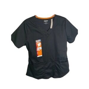 Scrubstar scrub top Sz Small Black NWTs